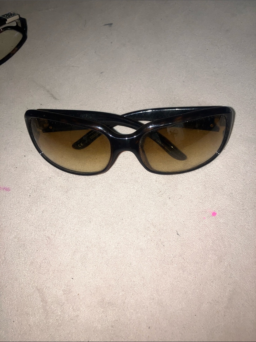 Giorgio Armani Brown Sunglasses with Brown Gradient Lenses
